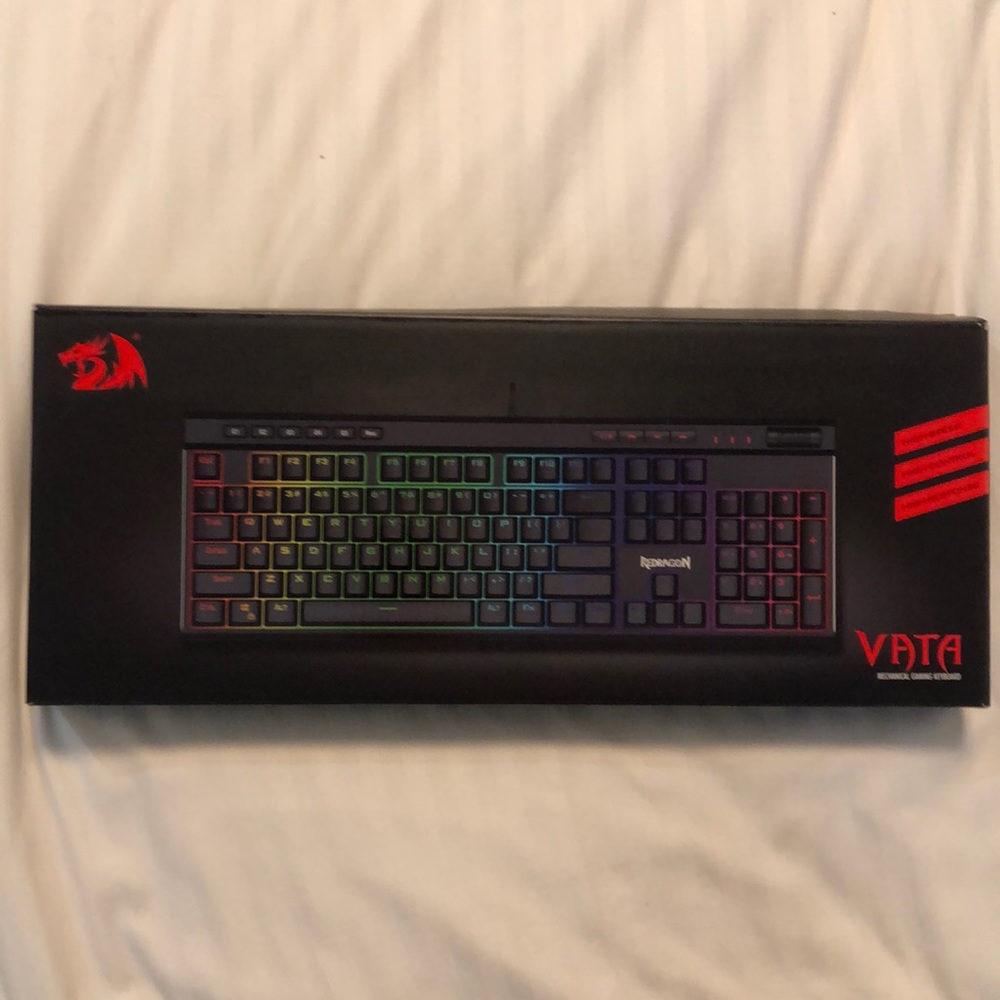 Brand new Redragon K580 Vata RGB gaming keyboard